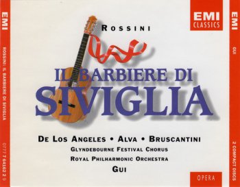 Rossini: Royal Philharmonic Orchestra / Glyndebourne Festival Chorus / Vittorio Gui conductor - Il Barbiere Di Siviglia (2CD Set EMI Abbey Road Records) 1992