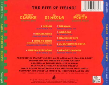 Stanley Clarke, Al Di Meola & Jean-Luc Ponty - The Rite Of Strings 1995