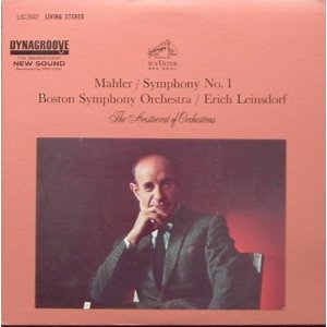 Mahler: Boston Symphonic Orchestra  / Erich Leinsdorf  conductor - Symphony no.1 'Titan' (Red Shaded Dog Recors 12'' LP VinylRip 16/44) 1969