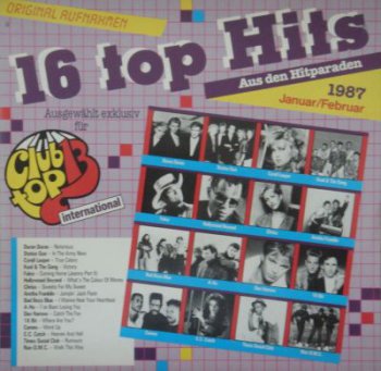 Various - 16 Top Hits (Januar / Februar) (Gema , Vinyl Rip 24bit/48kHz) (1987)