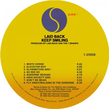 Laid Back - ...Keep Smiling – 1983 [LP] [Vinyl-Rip, 24Bit/96kHz]