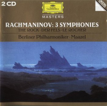 Rachmaninov: Berlin Philharmonic Orchestra / Lorin Maazel conductor - 3 Symphonies / The Rock (2CD Set Deutsche Grammophon) 1996