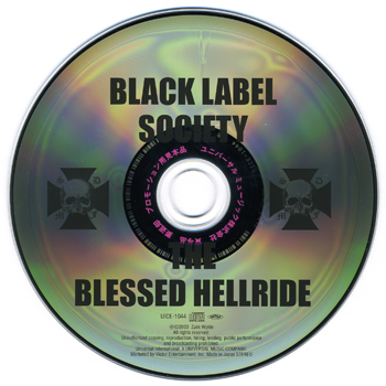BLACK LABEL SOCIETY: The Blessed Hellride (2003) (Japanese 1st Press UICE-1044)