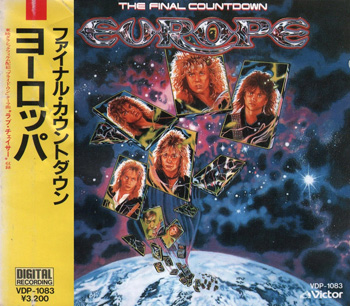 EUROPE: The Final Countdown (1986) (Japanese 1st Press VDP-1083)