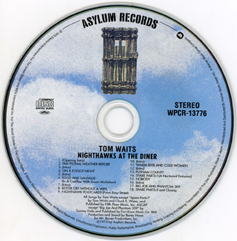 TOM WAITS: Nighthawks At The Diner (1975) (2010, Japan mini LP, WPCR-13776)
