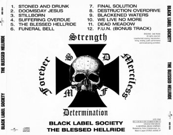 BLACK LABEL SOCIETY: The Blessed Hellride (2003) (Japanese 1st Press UICE-1044)