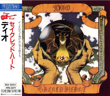 DIO: Sacred Heart (1985) (Japan, Non Remastered, PPD-3071)
