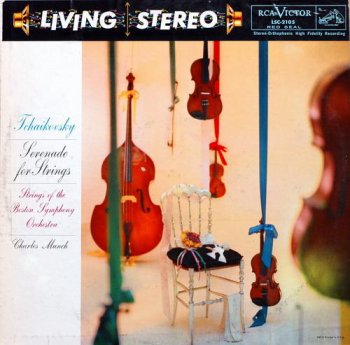 Tchaikovsky: trings Of The Boston Symphony Orchestra / Charles Munch conductor - Serenade For Strings (RCA Red Seal US LP Circa 1970 VinylRip 24/96) 1958