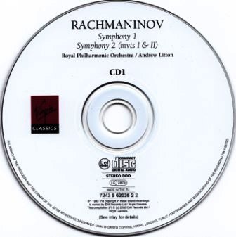 «Rachmaninov - Symphonies 1-3» 2CD