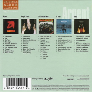 Argent: Original Album Classics &#9679; 5CD Box Set Epic Records