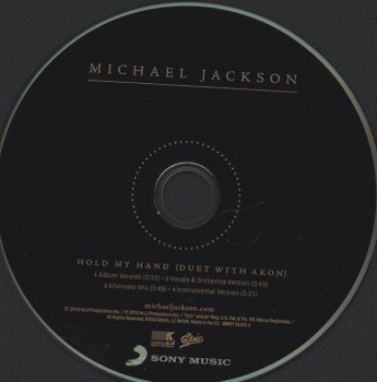 Michael Jackson - Hold My Hand. Duet with Akon (2010, FLAC)