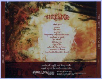 Thrustor - Night Of Fire 1999