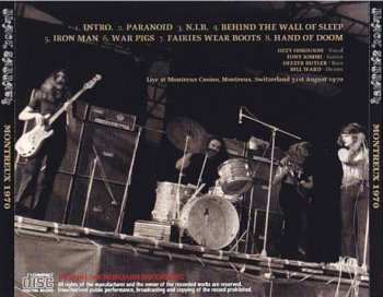 Black Sabbath - Montreux 1970 (2010 Bootleg) 