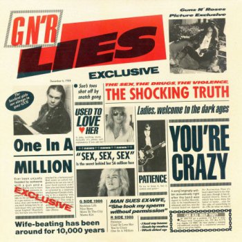 Guns N' Roses - G N' R Lies (Geffen / Uzi Records US Original LP VinylRip 24/192) 1988