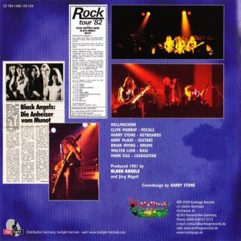 Black Angels (Switzerland) ©1982 - Hellmachine (LP/CD)