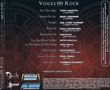 Voices Of Rock 2 - High & Mighty (2009)