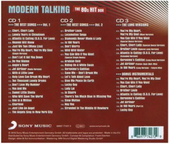 Modern Talking - The 80s Hit Box [3CD] (2010)