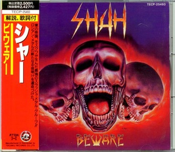 SHAH: Beware (1989) (1990, Japan, TECP-25493, 1st press)