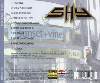 Shy - Sunset And Vine (2005) 