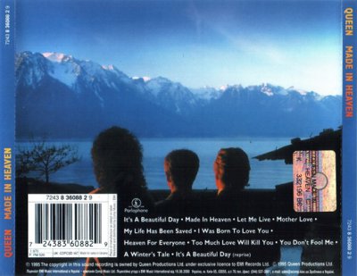 Queen - Made In Heaven (1995 Parlophone 7243 8 36088 2 9)