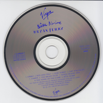 Bryan Ferry: Bete Noire (1987) (1987, Japan, Virgin, VJD-32002, 1st press)