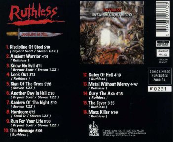 Ruthless - Discipline of Steel + Metal Without Mercy (Ep) 1985