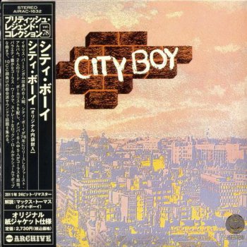City Boy: 5 Albums &#9679; Air Mail Archive Japan MiniLP 24Bit Remaster 2011 &#9679; 1976 City Boy/1976 Dinner At The Ritz/1977 Young Men Gone West/1978 Book Early/1979 The Day The Earth Caught Fire