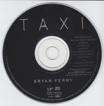Bryan Ferry: Taxi (1993) (1993, Japan, Virgin, VJCP-28155, 1st press)