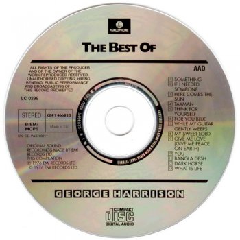 George Harrison - The Best Of 1968-1975 (1976)