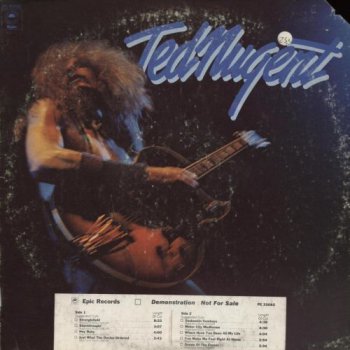 Ted Nugent - Ted Nugent (Epic US Original Promo LP VinylRip 24/96) 1975