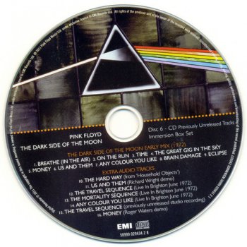 Pink Floyd &#9679; The Dark Side Of The Moon &#9679; 3CD + 2 DVD + Blu Ray Immersion Box Set EMI Music