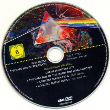 Pink Floyd &#9679; The Dark Side Of The Moon &#9679; 3CD + 2 DVD + Blu Ray Immersion Box Set EMI Music