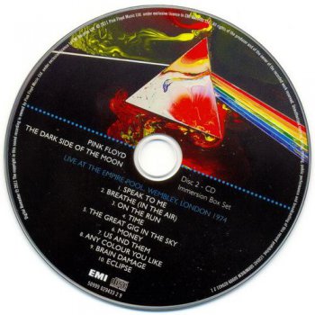 Pink Floyd &#9679; The Dark Side Of The Moon &#9679; 3CD + 2 DVD + Blu Ray Immersion Box Set EMI Music