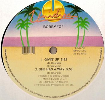 Bobby "O" - I Cry For You (Remix) / Givin' Up / She Has A Way (Vinyl, 12'') 1991