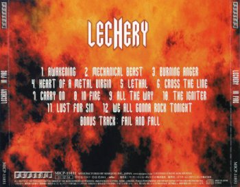 Lechery - In Fire (Japanese Edition) 2011