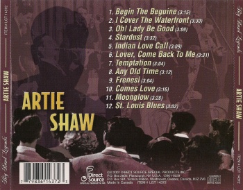 Artie Shaw - The Best Of/ Big Band Legends (released by Boris1)