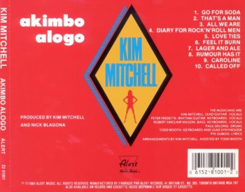 Kim Mitchell - Akimbo Alogo (1984)