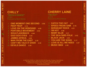 Chilly-Cherry Laine - Devils Dance (1983) I'm Hot (1979)