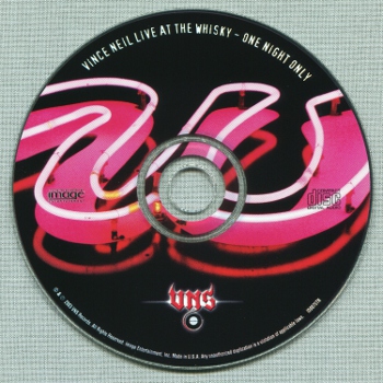 VINCE NEIL: One Night Only (Live At The Whisky) (2003, Image Entertainment, ID0075TN, USA)