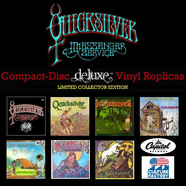 Quicksilver Messenger Service: 7 Albums Paper Sleeve CD Vinyl Replica Culture Factory USA 2012