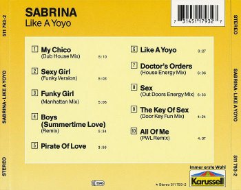 Sabrina - Like A Yoyo (1992)