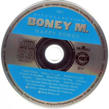 Boney M - Hit Collection [3CD BOX] (1996) (BMG Ariola)