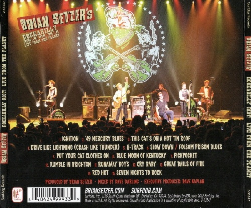Brian Setzer - Brian Setzer's Rockabilly Riot! Live from The Planet (2012)