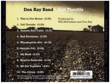Don Ray Band - Full Throttle (2012)