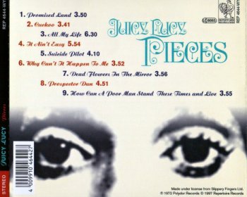 Juicy Lucy - Pieces 1972 (Repertorie Rec. 1997)