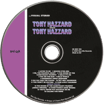 Tony Hazzard - Tony Hazzard Sings 1969 (CD - Rev-Ola Records #CRREV 190)