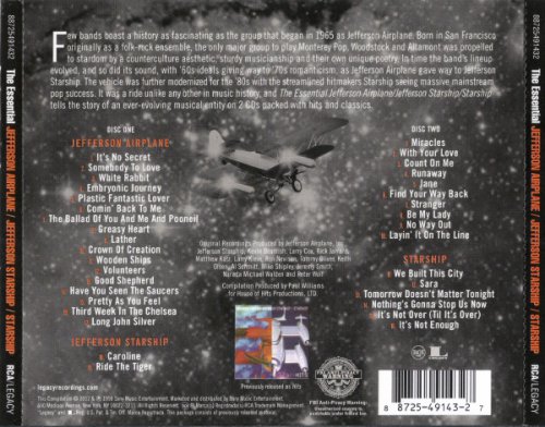 Jefferson Airplane/ Jefferson Starship/ Starship - The Essential (2CD 2012)