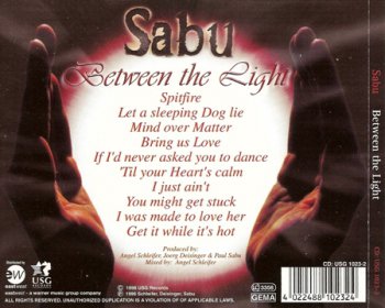 Sabu - Between The Light (1998)