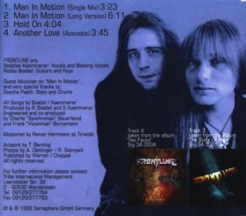 Frontline - Falling / Man In Motion 1995/1996 (Singles)