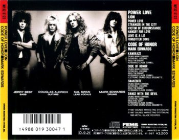 LionMark Edwards - Power LoveCode of Honor [EP's] 1985-1986 (FEMS/SMS, Japan 1987)